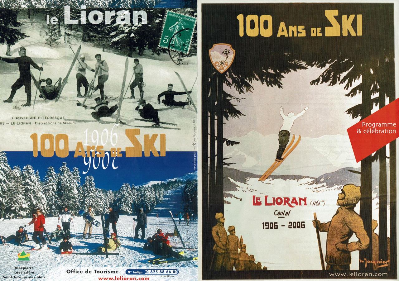 100 ans de ski  couverture 1 & 4