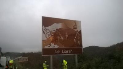 panneau sur A 75