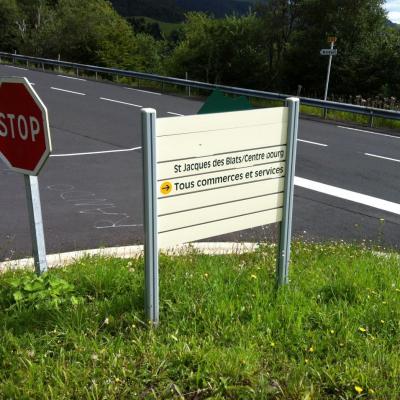 Signalétique dans la station