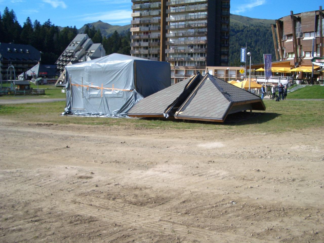 le futur chalet du départ