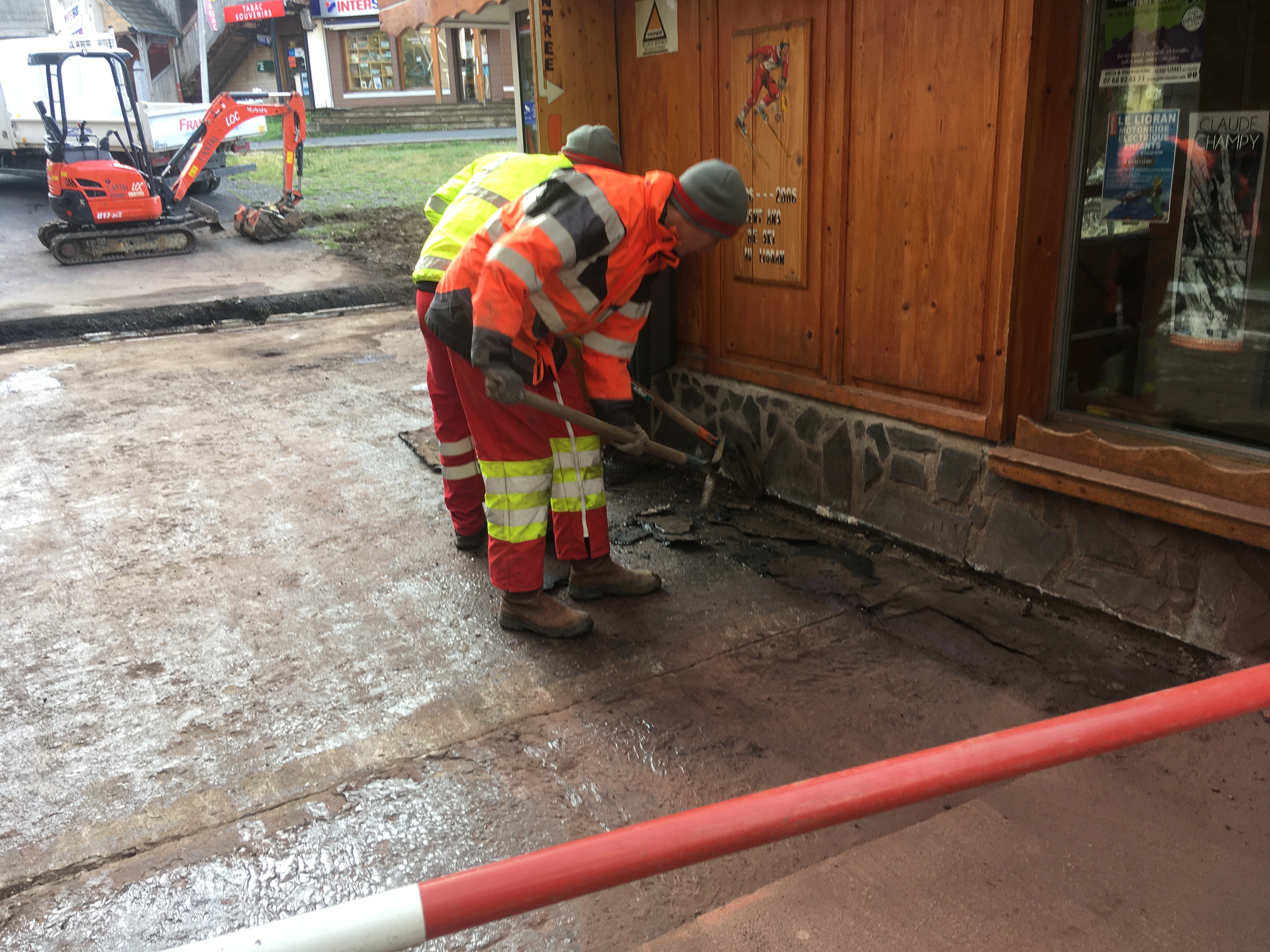 décroutage du vieux revêtement