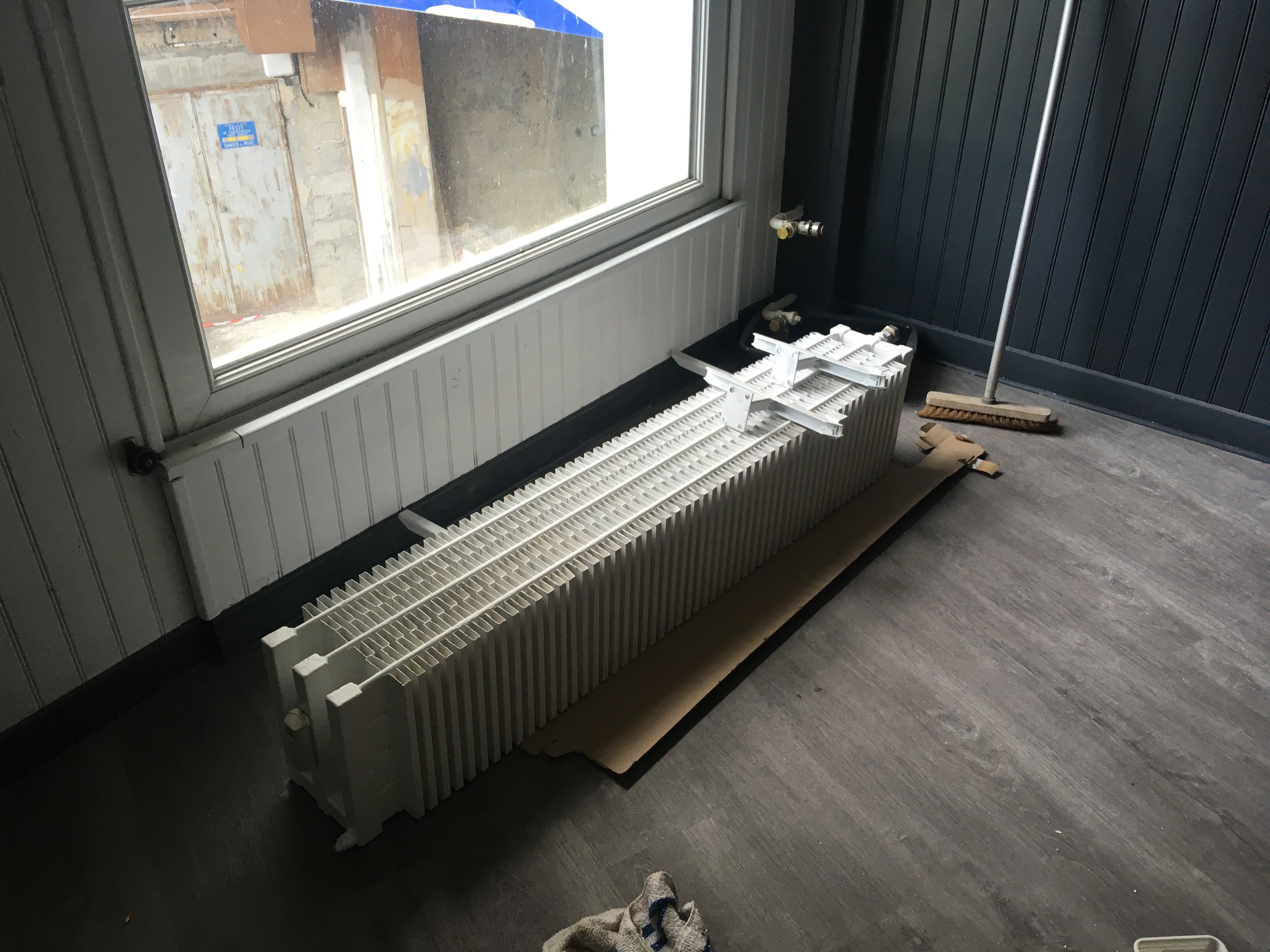 radiateur repeint