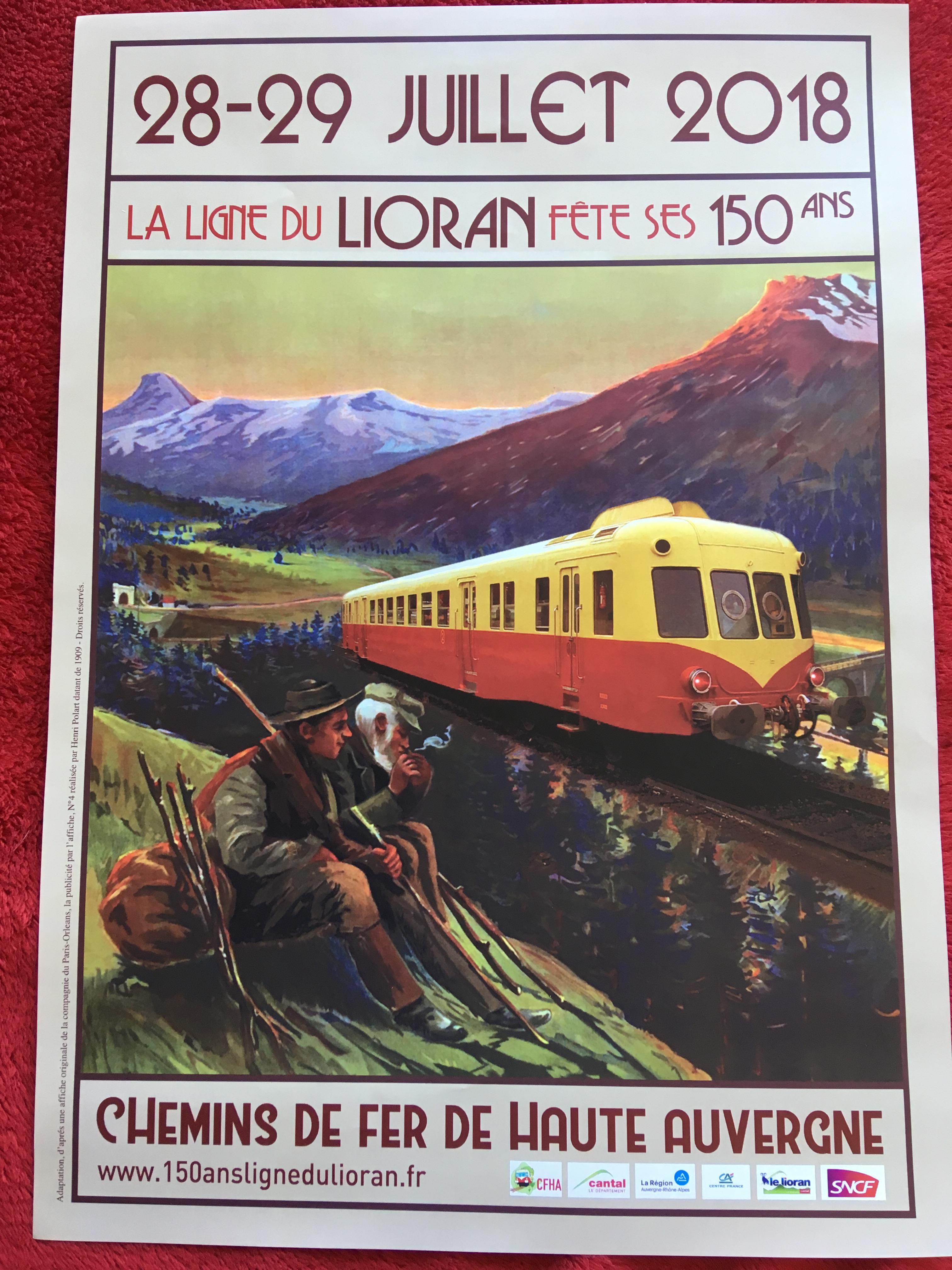 train du LIORAN 150 ans