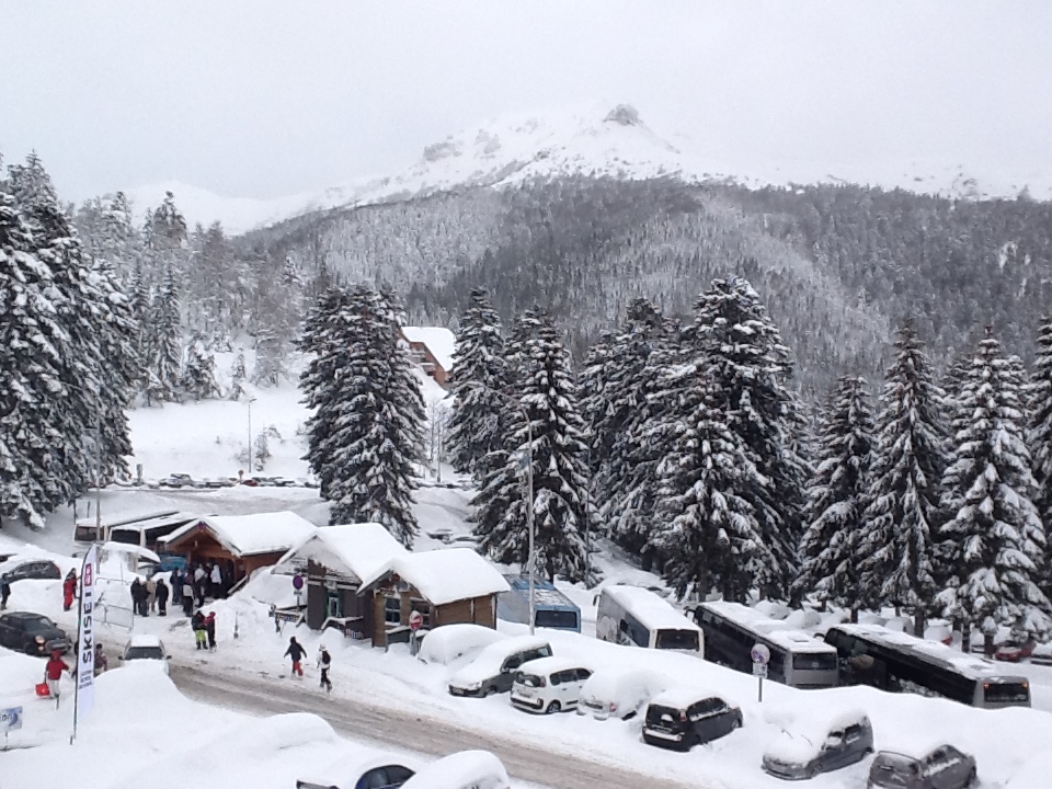 samedi matin entre deux averses de flocons