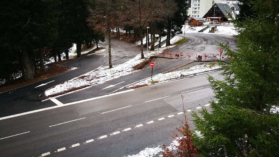 sortie des parking améliorée