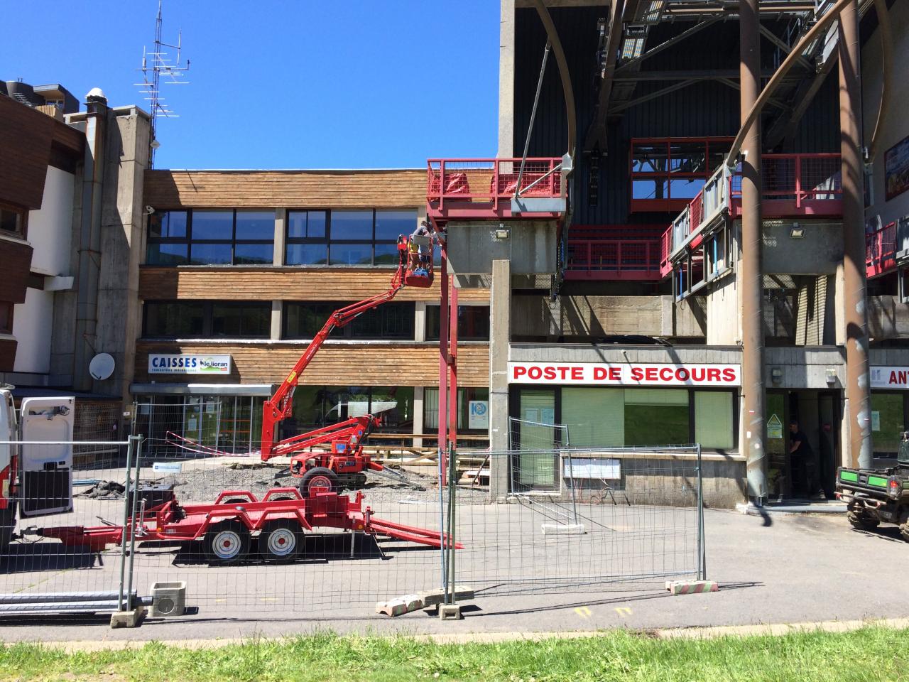 chantier installé