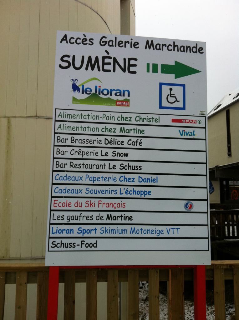 les commerces de Sumène