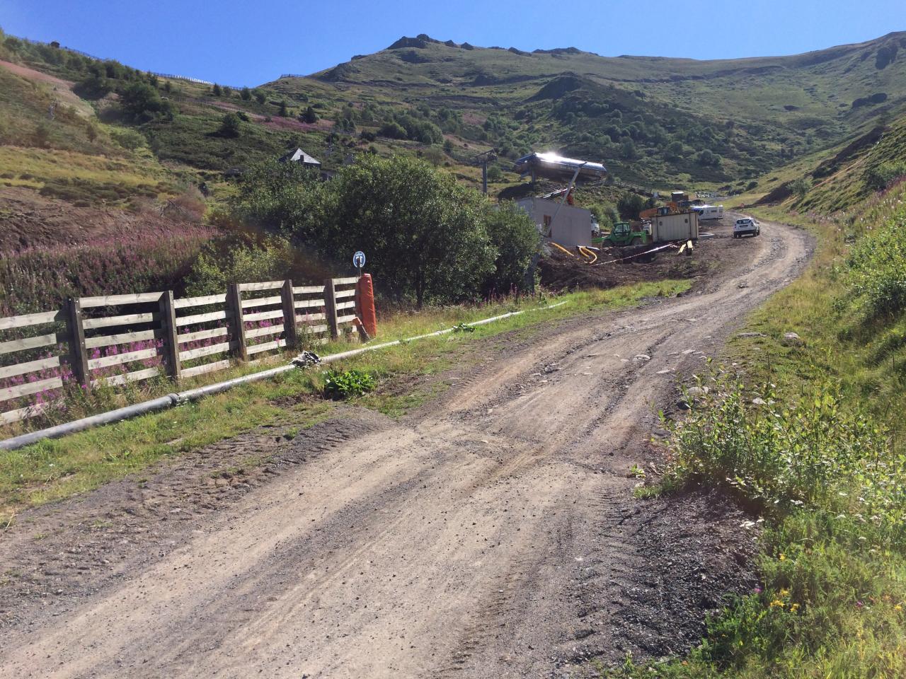 les travaux vus de la Traversée 17 août