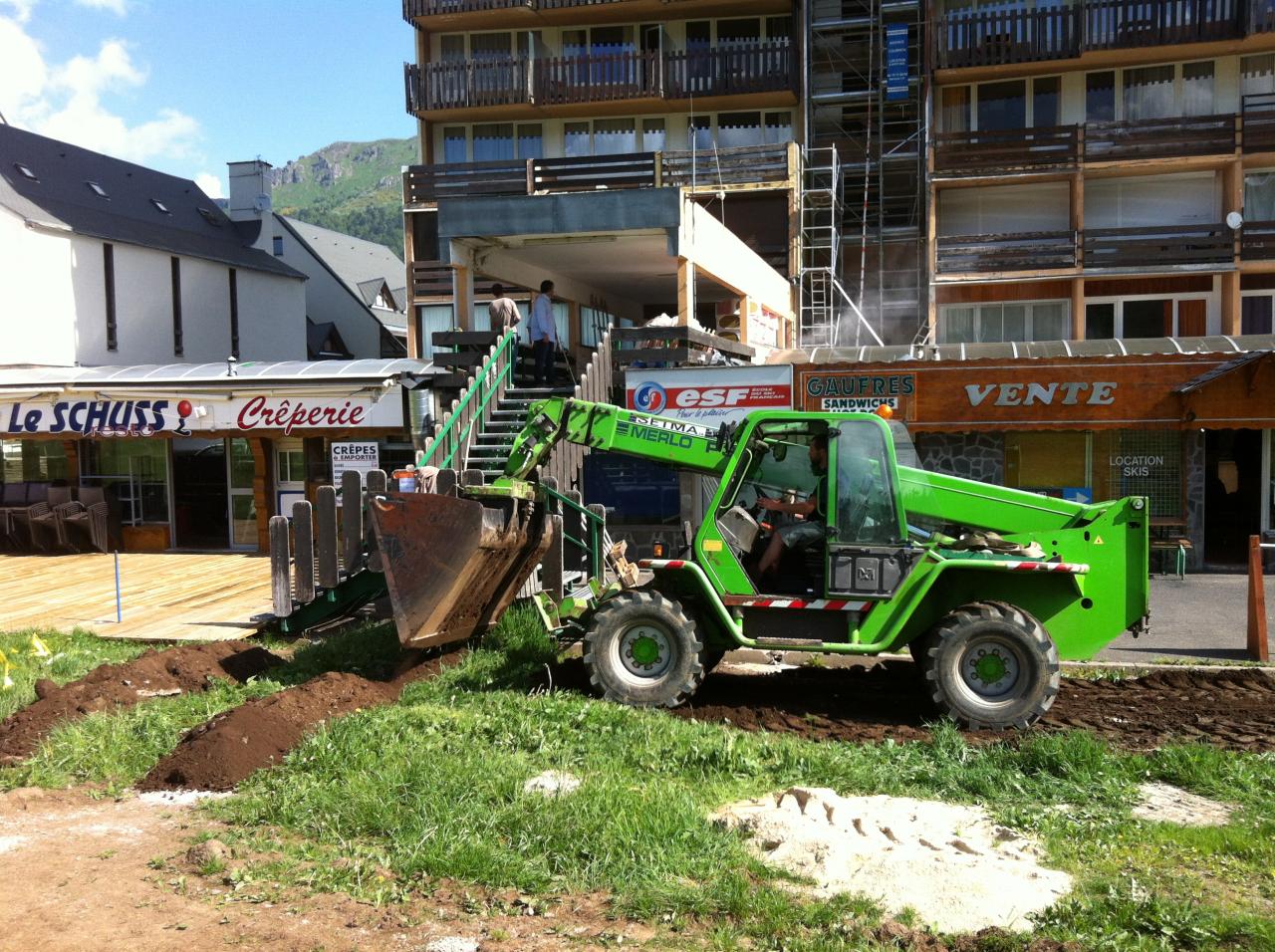 la SAEM aide au terrassement